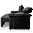 Ver imagem 6 de Sofá Retrátil Reclinável 4 Lugares com Molas 2,00m Quantum Suede Velut Preto - King House