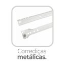 Ver imagem 5 de Cômoda 2 Portas 5 Gavetas com Cabideiro e Pés Chicago Bege/Mel
