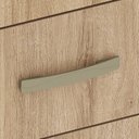 Ver imagem 7 de Cômoda 2 Portas 5 Gavetas com Cabideiro e Pés Chicago