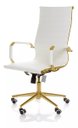 Ver imagem 1 de Cadeira de Escritório Giratoria Eames Branca -gold:dourado Matte
