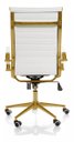 Ver imagem 4 de Cadeira de Escritório Giratoria Eames Branca -gold:dourado Matte