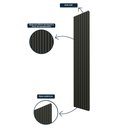 Ver imagem 4 de Painel Ripado Decorativo 49,6cm Nobre Gelius Móveis