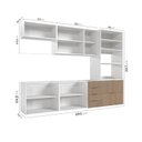 Ver imagem 6 de Cozinha Modulada 5 Peças 2 Aéreos 2 Balcões 1 Torre Quente Ipanema CabeCasa MadeiraOriginals Marrom/