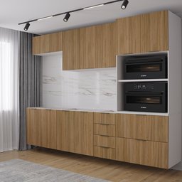 Cozinha Modulada 5 Peças Sem Tampo 2 Aéreos 2 Balcões 1 Torre Quente Ipanema CabeCasa MadeiraMadeira - 2
