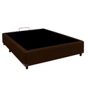 Ver imagem 1 de Cama Box Viuvo Marrom Nature 128x188