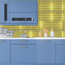 Ver imagem 4 de Pastilha Aluminio Adesiva Decoração Banheiro Cozinha Onda do