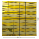 Ver imagem 2 de Pastilha Aluminio Adesiva Decoração Banheiro Cozinha Onda do