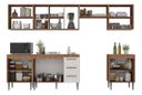 Ver imagem 2 de Cozinha Modulada 300cm com Aéreo e Balcão Móveis Jóia Mercedes - Mescla Madeirado Branco