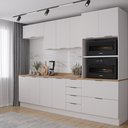 Ver imagem 2 de Cozinha Modulada com Tampo 2 Aéreos 2 Balcões 1 Torre Quente Ipanema CabeCasa MadeiraOriginals