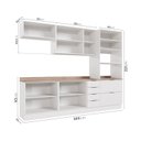 Ver imagem 5 de Cozinha Modulada com Tampo 2 Aéreos 2 Balcões 1 Torre Quente Ipanema CabeCasa MadeiraOriginals