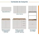 Ver imagem 4 de Cozinha Modulada com Tampo 2 Aéreos 2 Balcões 1 Torre Quente Ipanema CabeCasa MadeiraOriginals
