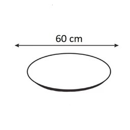 Prato Giratório Esmeralda 60cm - 4