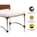 Ver imagem 4 de Cadeira em Alumínio e Fibra Sintética JK para Cozinha, Edícula - Argila