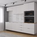 Ver imagem 2 de Cozinha Modulada 5 Peças 2 Aéreos 2 Balcões 1 Torre Quente Ipanema CabeCasa MadeiraOriginals