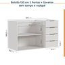 Cozinha Modulada 5 Peças 2 Aéreos 2 Balcões 1 Torre Quente Ipanema CabeCasa MadeiraOriginals - 17