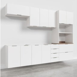 Cozinha Modulada 5 Peças Sem Tampo 2 Aéreos 2 Balcões 1 Torre Quente Ipanema CabeCasa MadeiraMadeira - 3