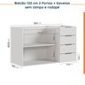 Cozinha Modulada 4 Peças sem Tampo 2 Aéreos e 2 Balcões Ipanema CabeCasa MadeiraOriginals - 16