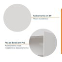 Ver imagem 6 de Cozinha Planejada 4 Peças sem Tampo 2 Aéreos e 2 Balcões Ipanema CabeCasa MadeiraOriginals Branco