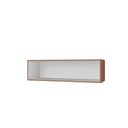 Ver imagem 3 de Armário Aéreo Mara 2 Portas MDP 79cm Savana Off White Moblis