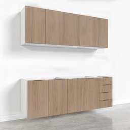 Cozinha Modulada 4 Peças sem Tampo 2 Aéreos e 2 Balcões Ipanema CabeCasa MadeiraMadeira - 3