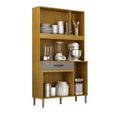 Ver imagem 2 de Cozinha Viena 91 cm com 6 Portas e 1 Gaveta Cinamomo/Cinza