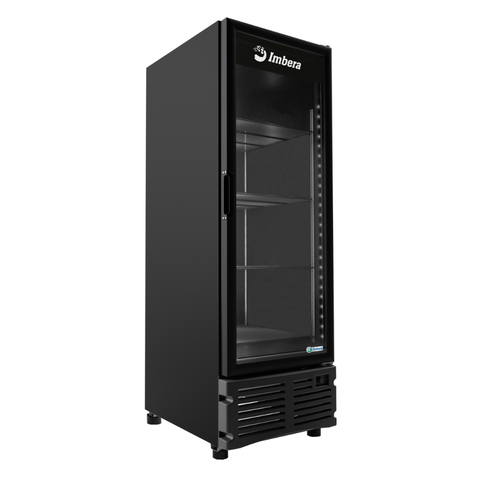 Freezer Vertical 560l Imbera Porta de Vidro Preta Evz21 220v