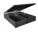 Ver imagem 1 de Cama Box Baú King Diamond Cinza Bipartido com Pistão a Gás - 193x203x41