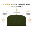 Ver imagem 4 de Cabeceira Queen 158cm Curva Estofada Bouclé Cama Box Fly:Verde