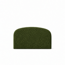 Ver imagem 3 de Cabeceira Queen 158cm Curva Estofada Bouclé Cama Box Fly:Verde