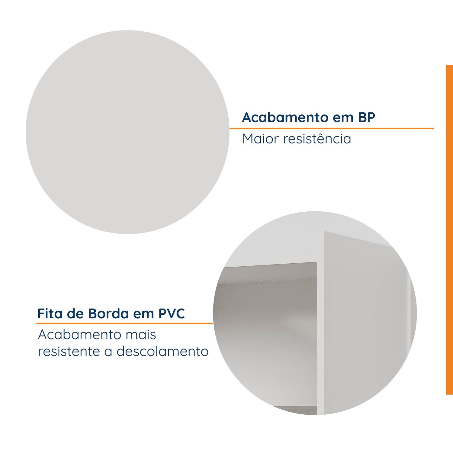 Cozinha Modulada 6 Peças com Tampo 3 Aéreos 6 Portas e 3 Balcões Ipanema CabeCasa MadeiraMadeira - 7