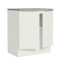 Ver imagem 7 de Balcão de Cozinha Stella 70cm 2 Portas Branco