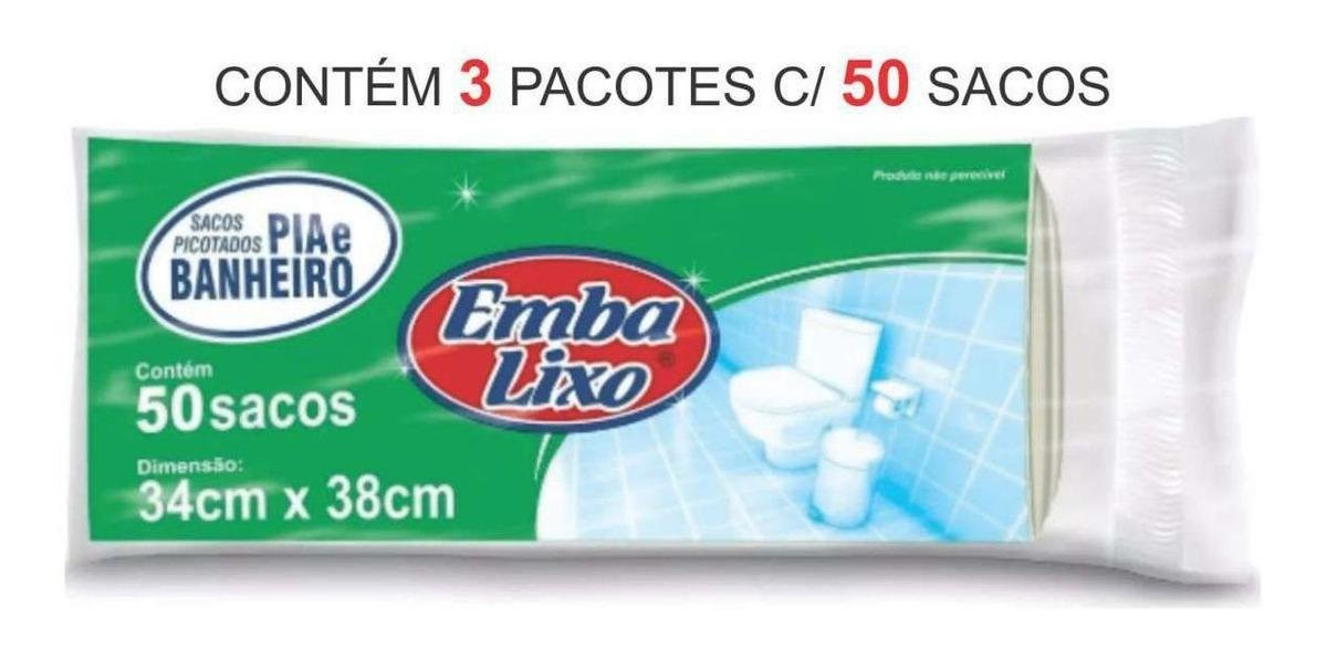 Saco de Lixo Embalixo 15 Litros - Kit com 150 Sacos - 3