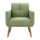 Ver imagem 4 de Poltrona Malaga Bouclé Oliva 69cm com Assento D20 para Sala Quarto e Recepção