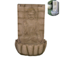 Ver imagem 4 de Fonte Água Decorativa Buda Hindu Paz Jardim Painel Marrom