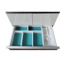 Ver imagem 7 de Lavatório em Porcelanato para Banheiro com Cuba Esculpida Gabinete e Espelheira 