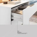 Ver imagem 7 de Cômoda para Quarto com 4 Gavetas Alia Branco