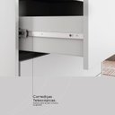 Ver imagem 4 de Cômoda para Quarto com 4 Gavetas Alia Branco