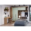 Ver imagem 1 de Guarda Roupa Juvenil 6 Peças 6 Portas Infinity 