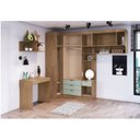 Ver imagem 2 de Guarda Roupa Juvenil 6 Peças 6 Portas Infinity 