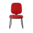 Ver imagem 7 de Cadeira Escritório Interlocutor Fixa Estofada Anatômica Base Sky