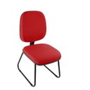 Ver mais imagens de Cadeira Escritório Interlocutor Fixa Estofada Anatômica Base Sky