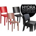 Ver imagem 4 de Cadeira Jantar Hydra Plus Kit C/ 8 Cadeiras Polipropileno Preto Kappesberg