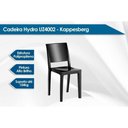Ver imagem 6 de Cadeira Jantar Hydra Plus Kit C/ 8 Cadeiras Polipropileno Preto Kappesberg