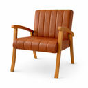 Ver imagem 3 de Kit 2 Poltronas Haley Moderna Decorativa Estofada Corino Sala Estar Quarto Escritório Recepção:caram