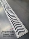 Ver imagem 5 de Grelha Pluvial 15x50 Elite com Suporte e Aro de Fixação - Alumínio Escovado - Znubi Grelhas & Cia