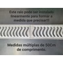 Ver imagem 3 de Grelha Pluvial 15x50 Elite com Suporte e Aro de Fixação - Alumínio Escovado - Znubi Grelhas & Cia