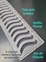 Ver imagem 4 de Grelha Pluvial 15x50 Elite com Suporte e Aro de Fixação - Alumínio Escovado - Znubi Grelhas & Cia