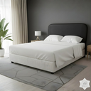 Ver imagem 4 de Cabeceira de Cama Box Casal 140cm Orgânica Preto - Corino