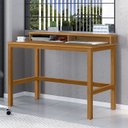 Ver imagem 3 de Mesa Escrivaninha California 110 Cm Nature Tebar
