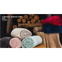 Ver imagem 1 de Cobertor Microfibra Flannel Cashemere Soft - Bege - Casal